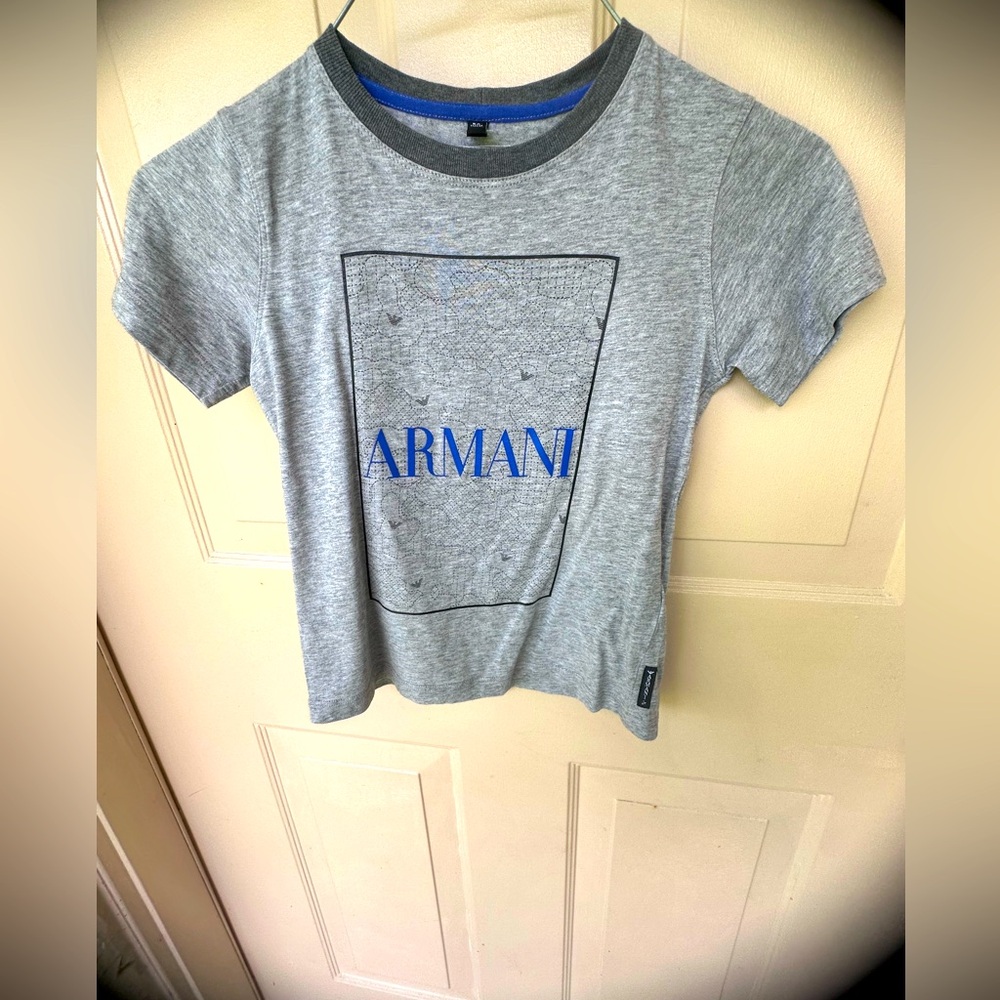GRAY ARMANI TSHIRT SIZE 5A- 112CM